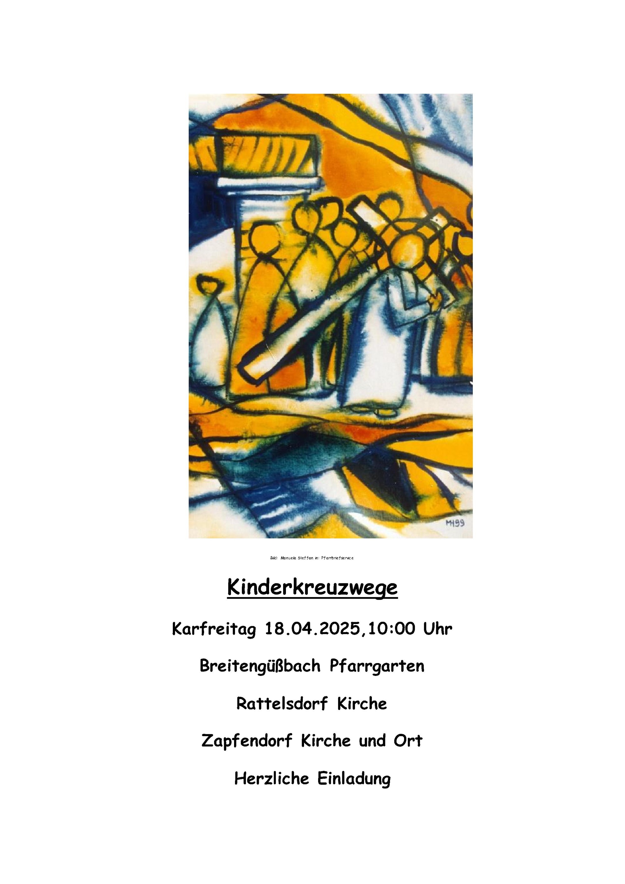 Kreuzweg und Ostermontag