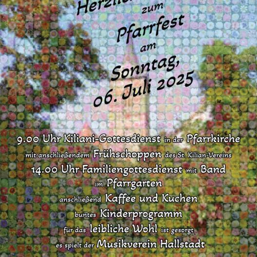 Plakat Pfarrfest 2025