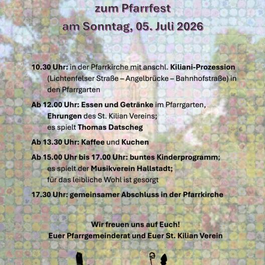 Plakat Pfarrfest 2026